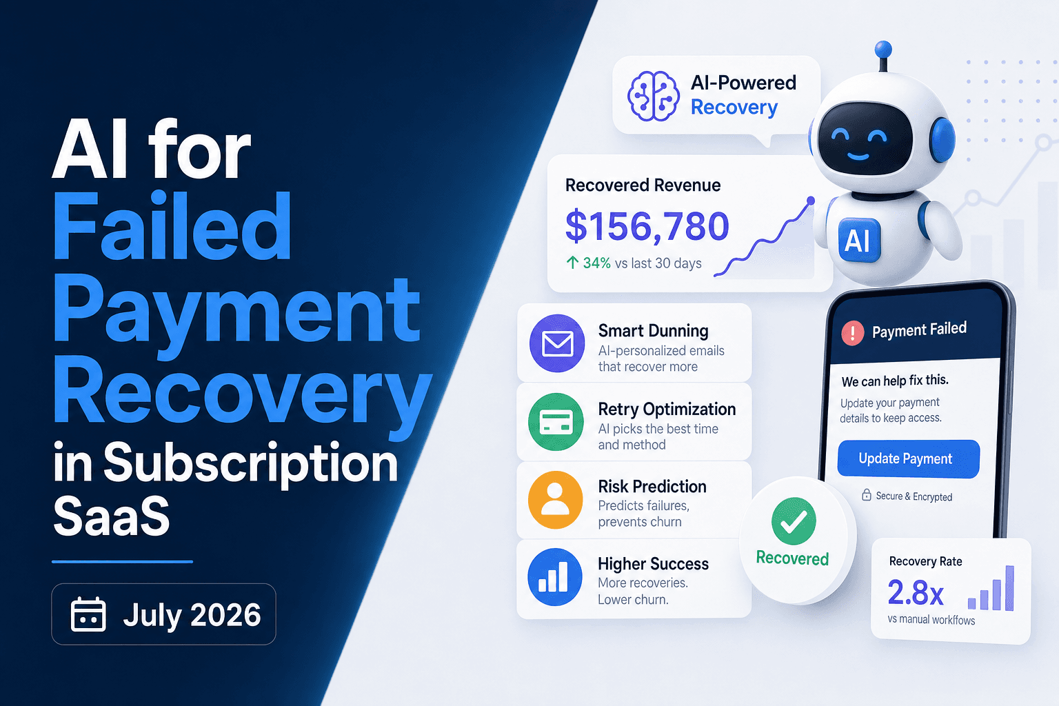 AI for Failed Payment Recovery in Subscription SaaS (July 2026)