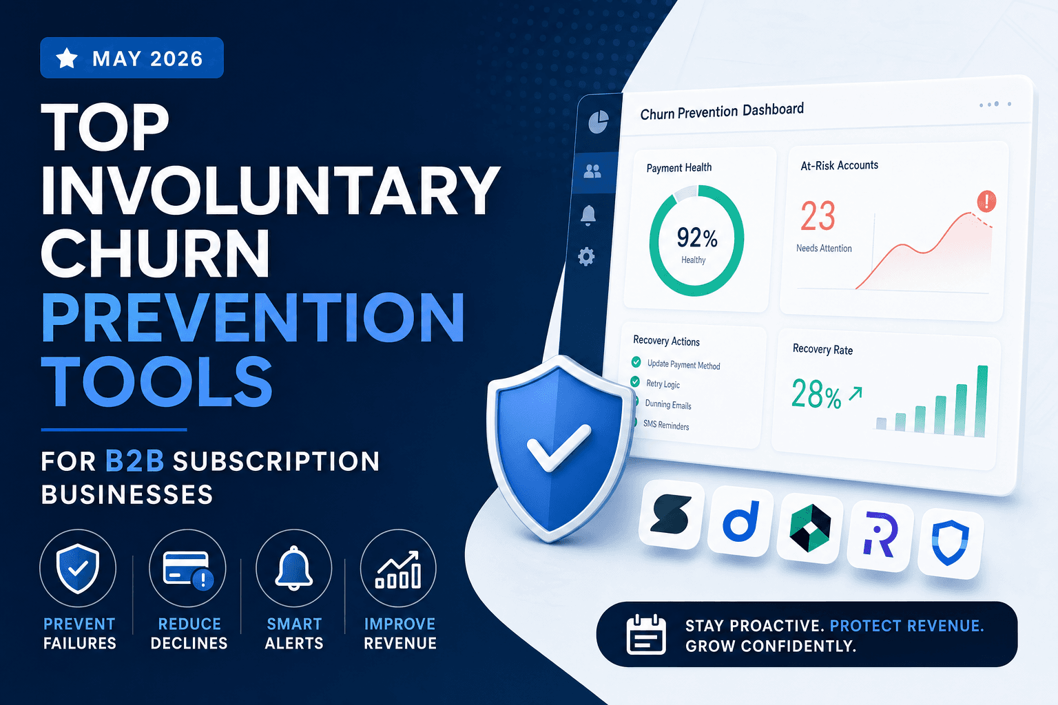 Top Involuntary Churn Prevention Tools for B2B Subscription Businesses in May 2026