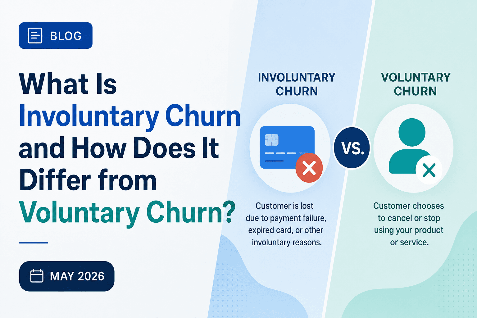 What Is Involuntary Churn and How Does It Differ from Voluntary Churn? (May 2026)