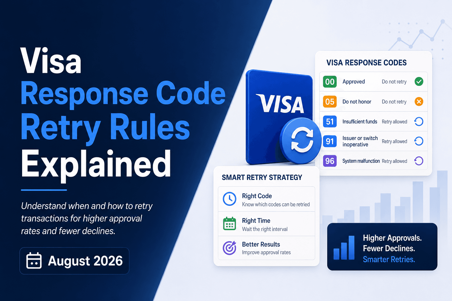 Visa Response Code Retry Rules Explained (August 2026)