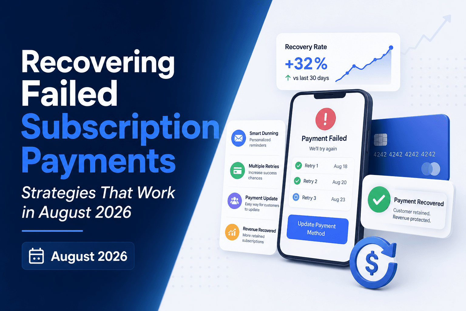 Recovering Failed Subscription Payments: August 2026