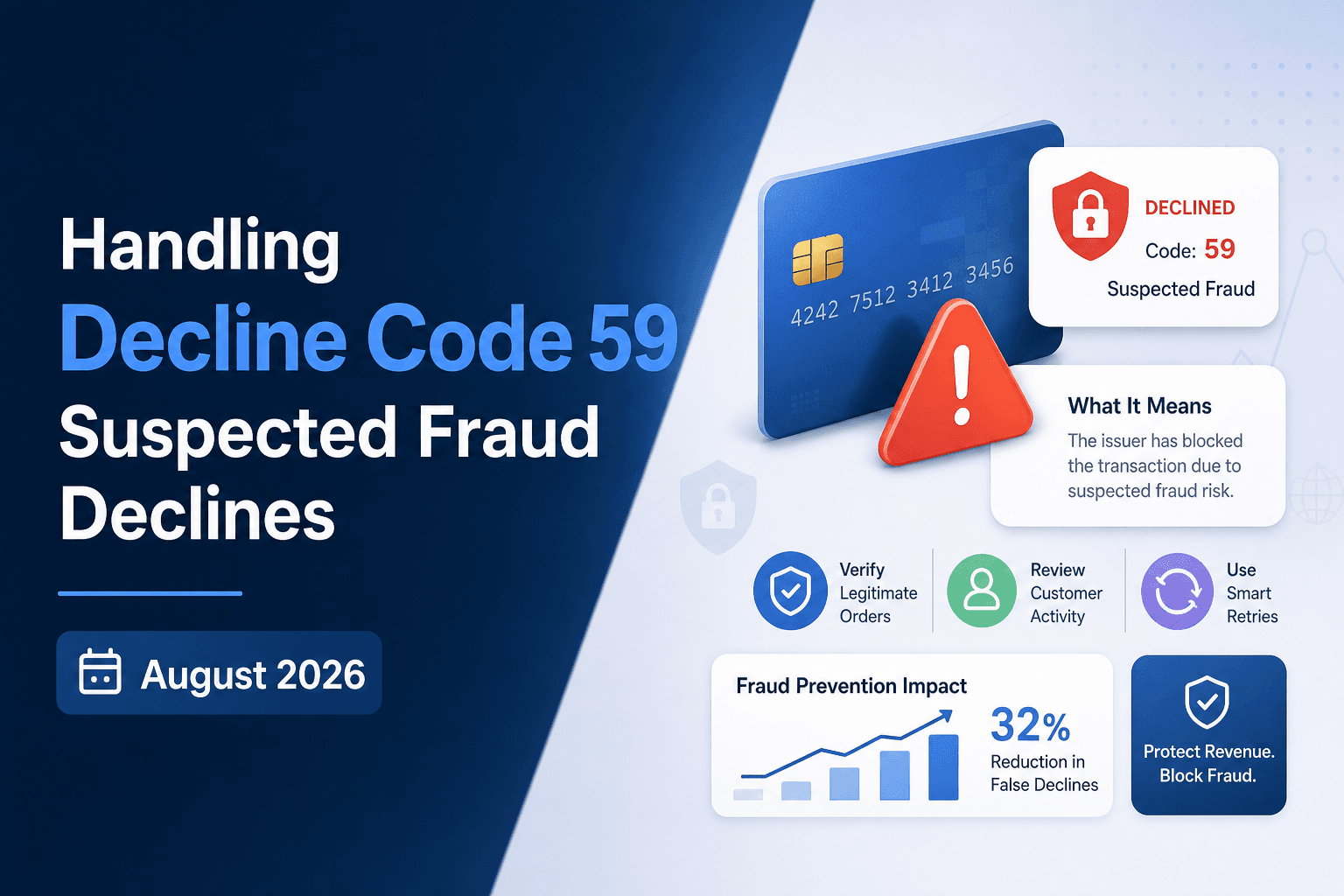 Handling Decline Code 59 Suspected Fraud Declines August 2026